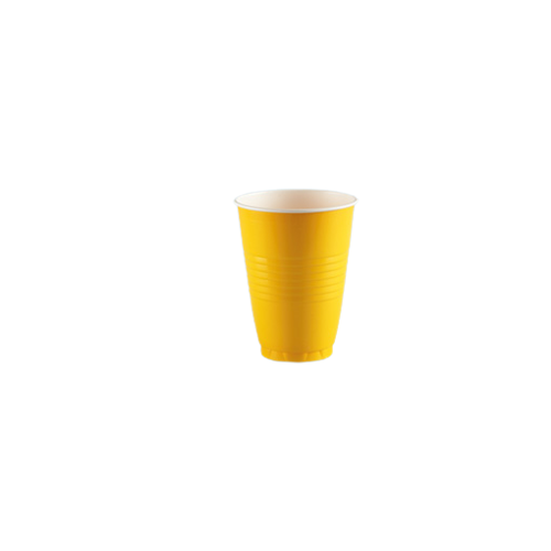 Vaso plástico 7oz Amarillo (480 unidades)