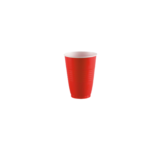 Vaso plástico 7oz Rojo (480 unidades)