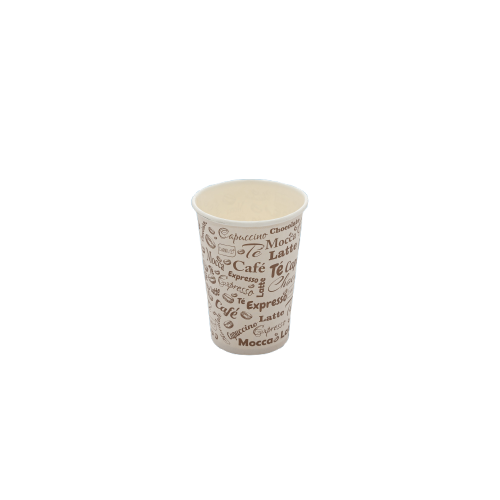 Vaso polipapel 12oz Darnel Naturals Diseño Bebidas Calientes (1.000 unidades)