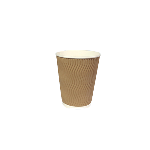 Vaso polipapel 14oz Darnel Naturals Moca con protector (500 unidades)