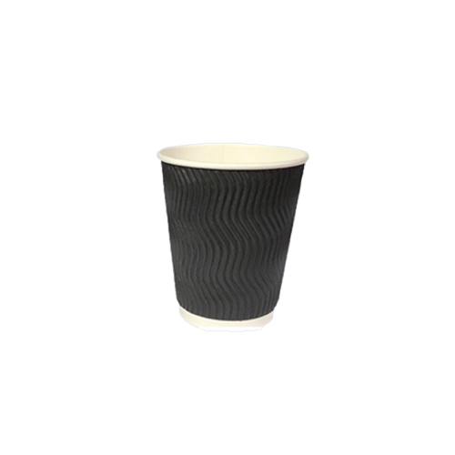 Vaso polipapel 14oz Darnel Naturals Negro con protector (500 unidades)